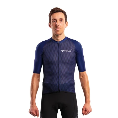 01209þMaillot EKOI Racing CHECKS Bleu
