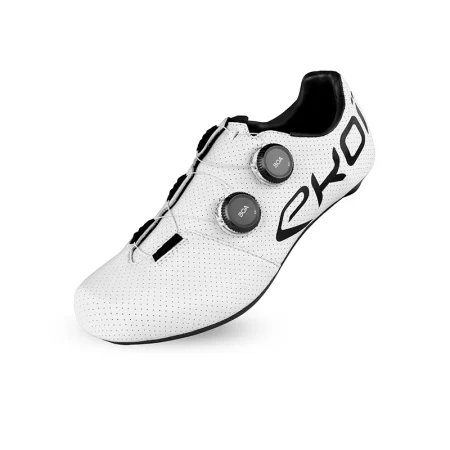 01188þChaussures route EKOI Racing C12 Pro Team Blanches