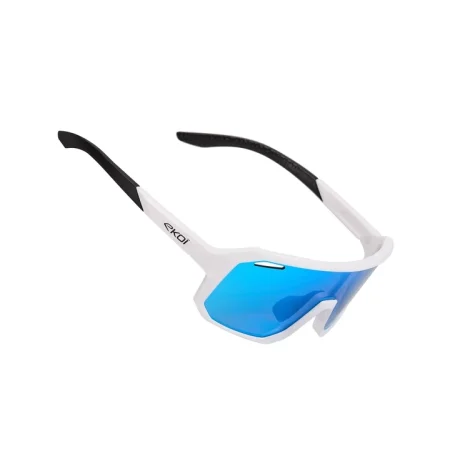 01674þLUNETTES ENFANT EKOI KIDS BLANCHES REVO BLEU