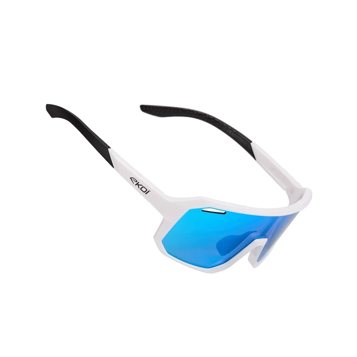 01674þLUNETTES ENFANT EKOI KIDS BLANCHES REVO BLEU