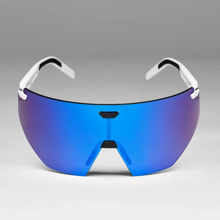LUNETTES EKOI RACING AEROLITE Blanc Noir REVO Cat3 – Image 2