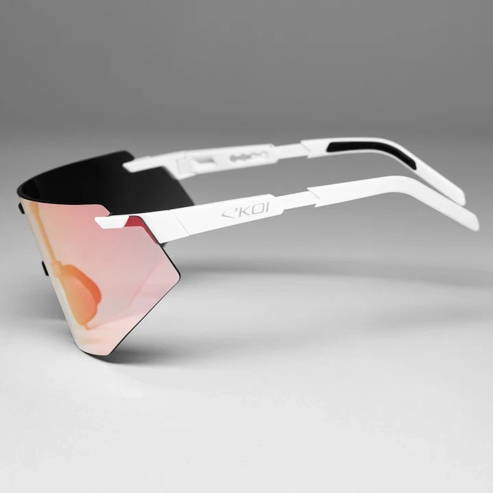 LUNETTES EKOI RACING AEROLITE Blanc Silver PH Light Red Cat1-3 – Image 3