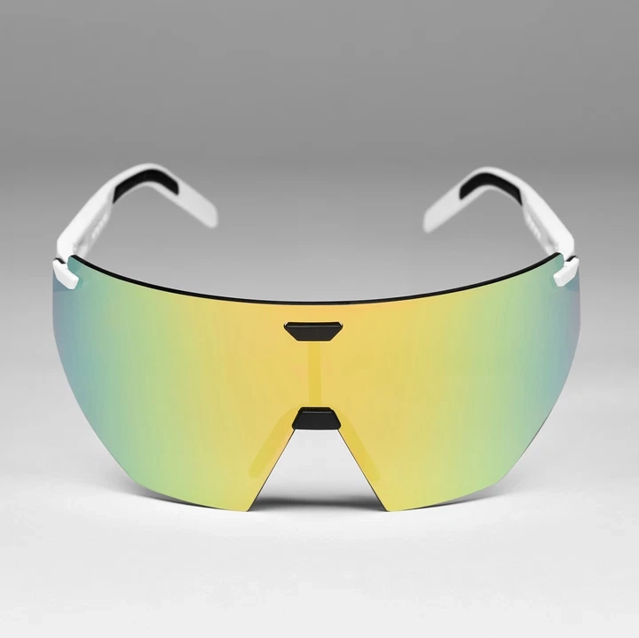 LUNETTES EKOI RACING AEROLITE Blanc Gold REVO Cat3 – Image 2