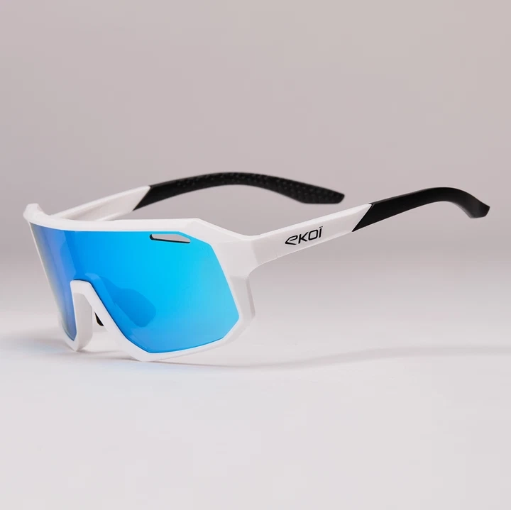 LUNETTES ENFANT EKOI KIDS BLANCHES REVO BLEU – Image 2