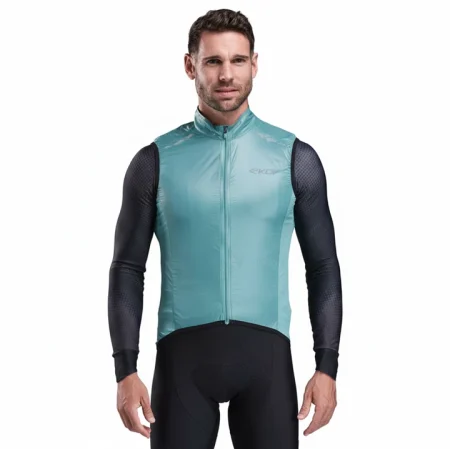 01784þGilet coupe vent EKOI Perf WINDPROOF LIGHT LASER - Sauge