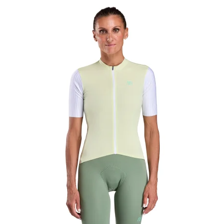 01786þMaillot femme EKOI Racing MARION ROUSSE - Lime