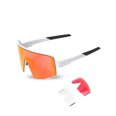 01792þLunettes EKOI Racing MAGNETIC Blanche Revo Rouge