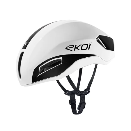 01948þCASQUE EKOI RACING R-AERO Blanc Noir