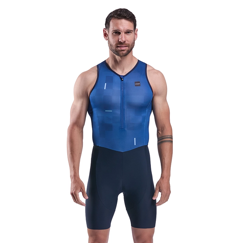 02297þCOMBINAISON TRIATHLON EKOI PERF COBBLE SANS MANCHE Marine