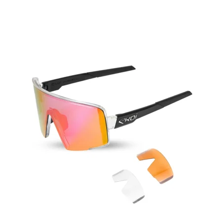 02482þLUNETTES EKOI PERF MAGNETIC TRANSLUCIDE Blanche Revo Rose