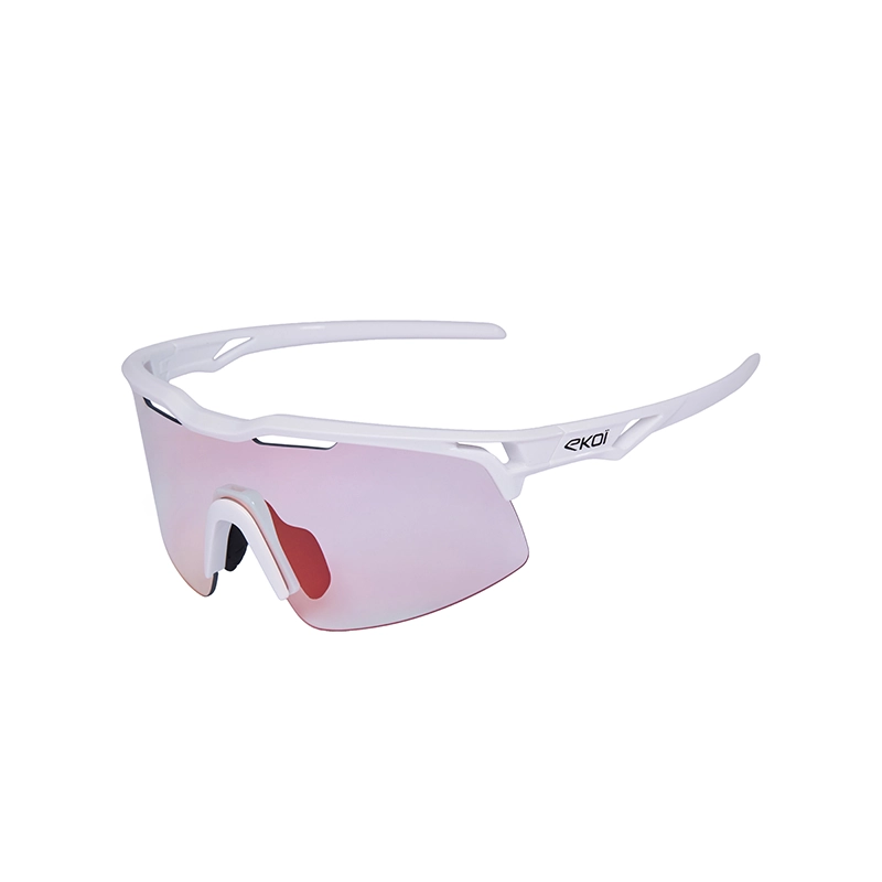 02486þLUNETTES EKOI STRADA HF Blanc Photochromic rouge Cat1-3