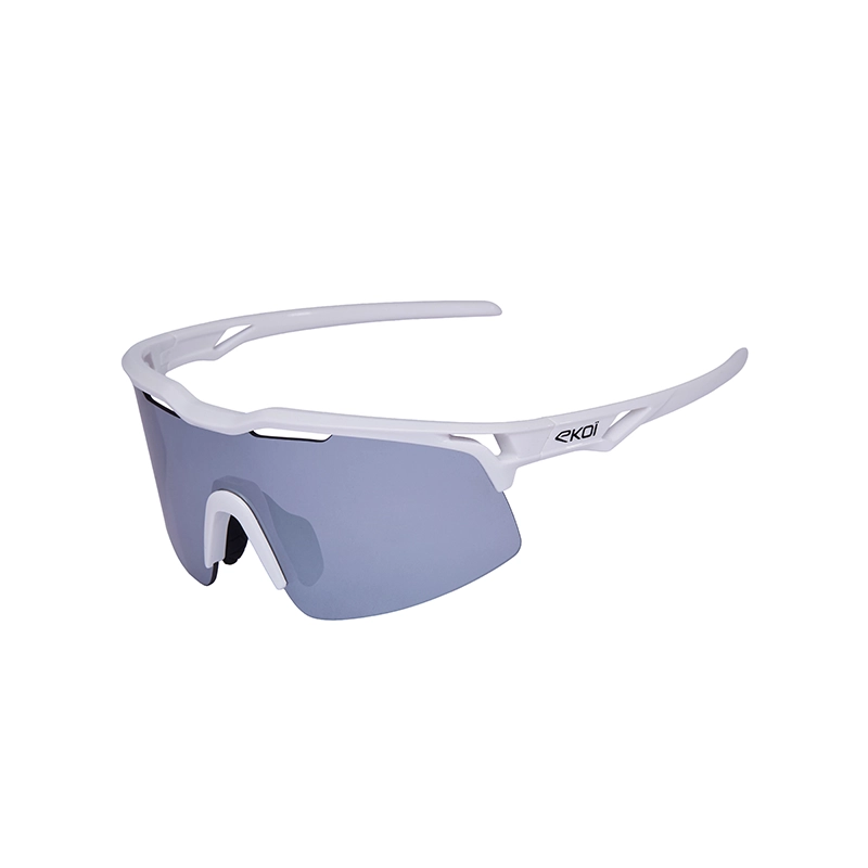 02487þLUNETTES EKOI STRADA HF Blanc Mirror Cat3